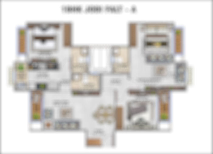 Vedant Empire Kalyan - 3 BHK Layout